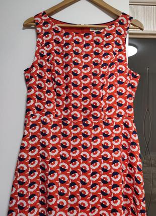 Красивое коттоновое платье от boden ❤️🤍5 фото