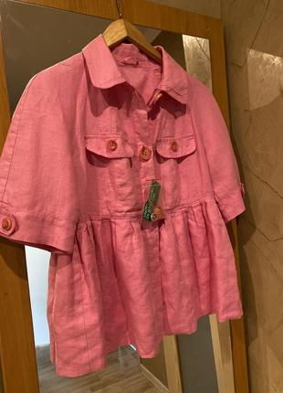 Жакет льон 100% новий benetton5 фото