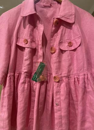 Жакет льон 100% новий benetton2 фото