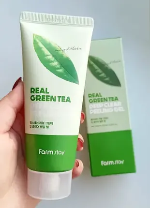 Пилинг-гель для лица farmstay real deep clear peeling gel