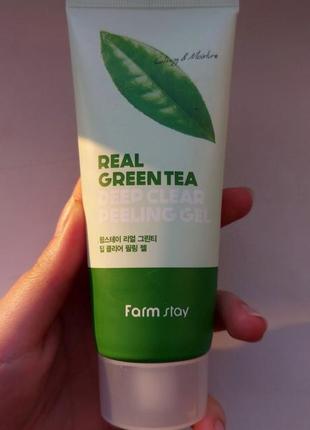Пилинг-гель для лица farmstay real deep clear peeling gel