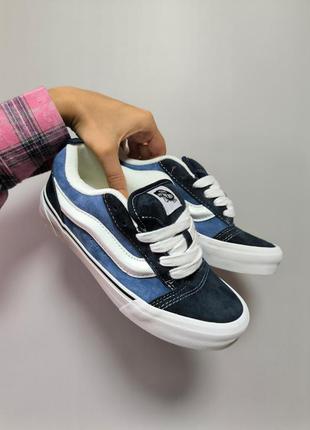 Vans knu skool blue white