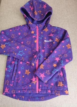 Куртка ветровка softshell от бренда mountain warehouse на 7-8 лет