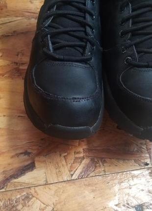 Кожаные высокие кроссовки крассовки ботинки ботинки nike maxga manga air force4 фото