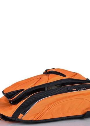 Рюкзак для ноутбука onepolar (ванполар) оранжевый с черным3 фото