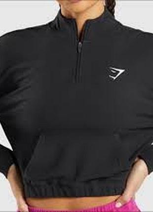 Укороченый свитшот худи gymshark