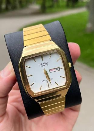 Наручные часы casio vintage gold