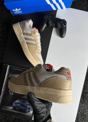 Мужские кроссовки red adidas originals forum low6 фото