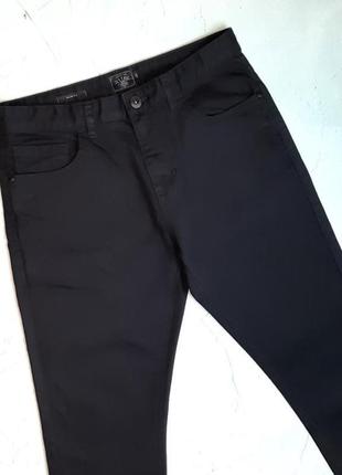 🎁1+1=3 фірмові завужені чорні чоловічі джинси слім next, розмір 46 - 482 фото