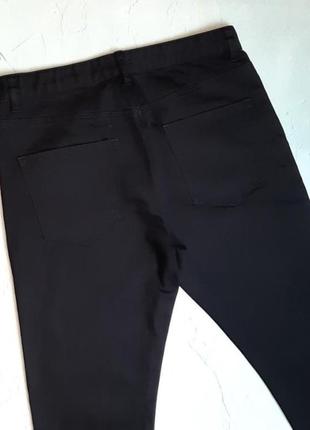 🎁1+1=3 фірмові завужені чорні чоловічі джинси слім next, розмір 46 - 483 фото