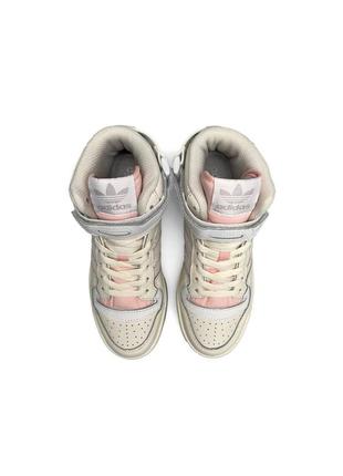 Кроссовки женские adidas drip drip forum 84 mid milk grey Reflective6 фото