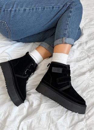 Натуральні уггі на липучках