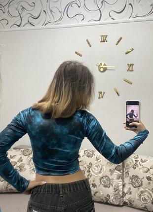 Кроп топ з рукавом fbsister7 фото