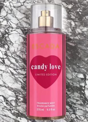 Парфюмированный спрей для тела escada candy love 275ml3 фото