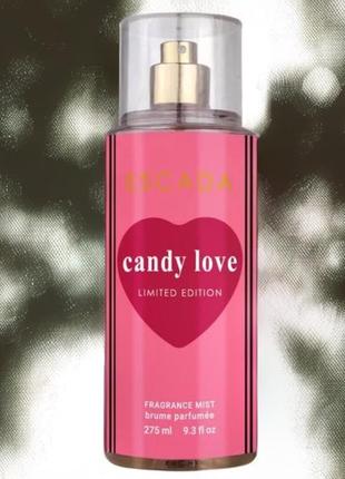 Парфюмированный спрей для тела escada candy love 275ml2 фото