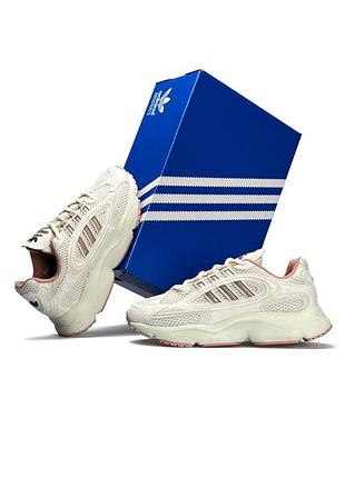 Кроссовки женские adidas originals ozmillen soft pink2 фото