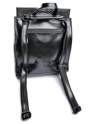 Жіночий шкіряний рюкзак сумка шкіряна портфель3 фото