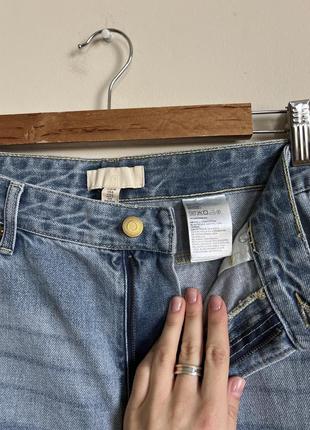 Широкие мягкие джинсы голубого цвета от h&amp;m9 фото