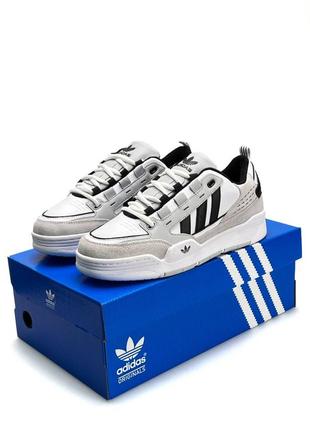 Кросівки чоловічі adidas originals ad2000 grey white funny