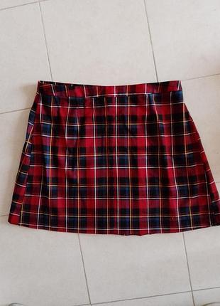 Красива фірмова  спідничка  в клітинку 16 розміру