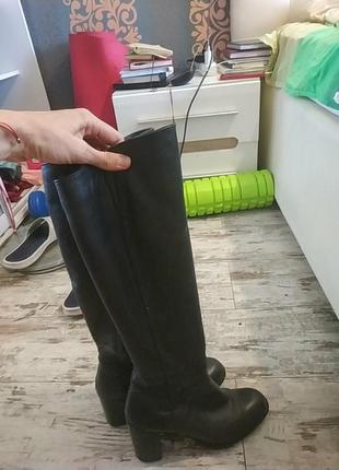 Сапожки кожаные braska