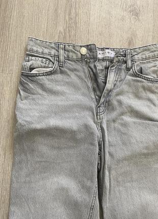 Сірі джинси жіночі😍посадка😍4 фото