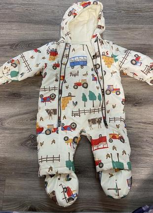 Детский осенний комбинезон