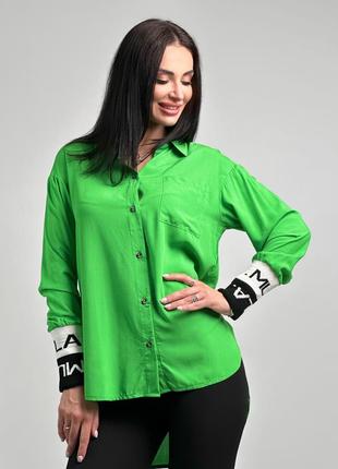 Подовжена жіноча блуза з принтом на спині міккі маус9 фото