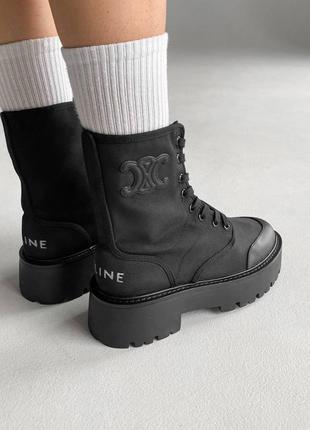 Стільні черевики celine boots black