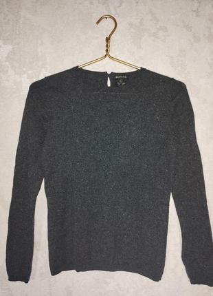 Светр  водолаза вовна ,шовк massimo dutti