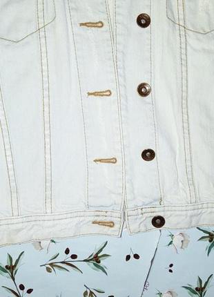 🌿1+1=3 шикарная джинсовая куртка джинсовка topshop, размер 44 - 465 фото