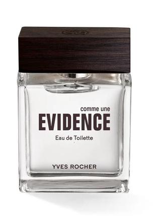 Туалетна вода як явність,comme une evidence ,ів роше,оригінал
