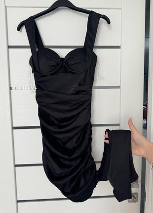 Платье вечернее черное