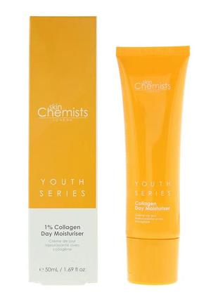 Денний зволожуючий крем skin chemists youth series collagen 50 мл