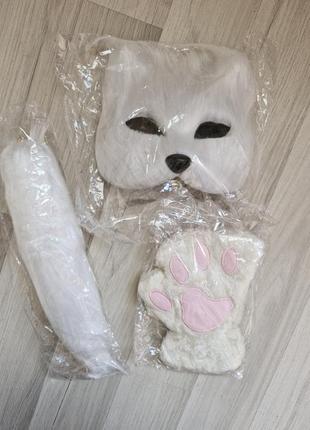 Набір квадробера  маска, хвостик 29 см та перчатки