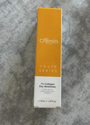 Дневной увлажняющий крем skin chemists youth series collagen 50 мл2 фото