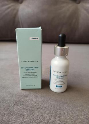 Потужна сироватка від пігментації skinceuticals discoloration defense serum 30ml