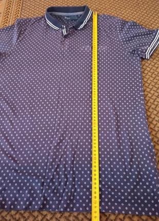 Чоловічий одяг/ брендова футболка поло теніска 💙 46/48/l розмір, котон5 фото