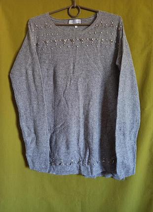 Светр кофта бісер альпака+домішки