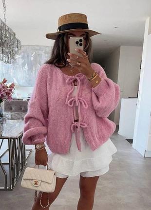 Супер стильная и комфортная кофточка на завязках 😍