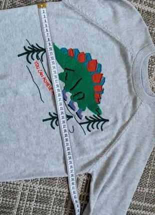 М'якенька кофтина з динозавром5 фото