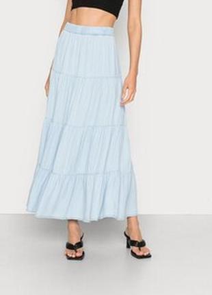 Макси юбка лиоцел