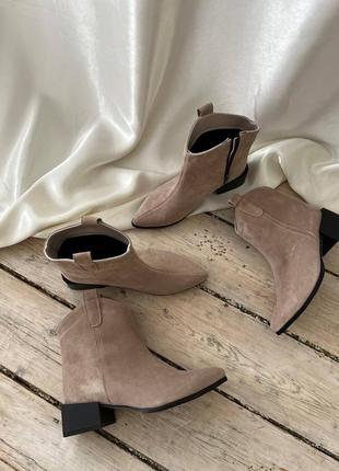 Черевики натуральна замша4 фото