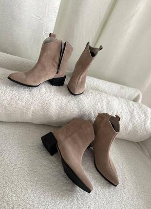 Черевики натуральна замша3 фото