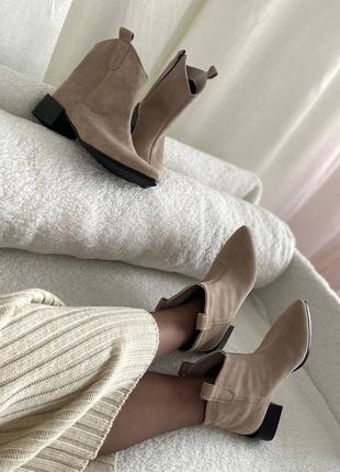 Черевики натуральна замша5 фото