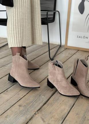 Черевики натуральна замша7 фото