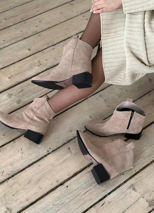 Черевики натуральна замша8 фото