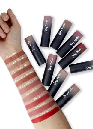 Матова помада для губ parisa cosmetics stay matte