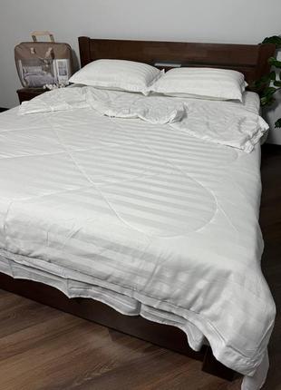 Постельное белье с летним одеялом, белый3 фото