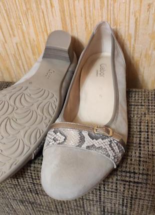 Кожаные женские туфли лодочки на удобном широком каблуке р.9g/43/28,5см5 фото